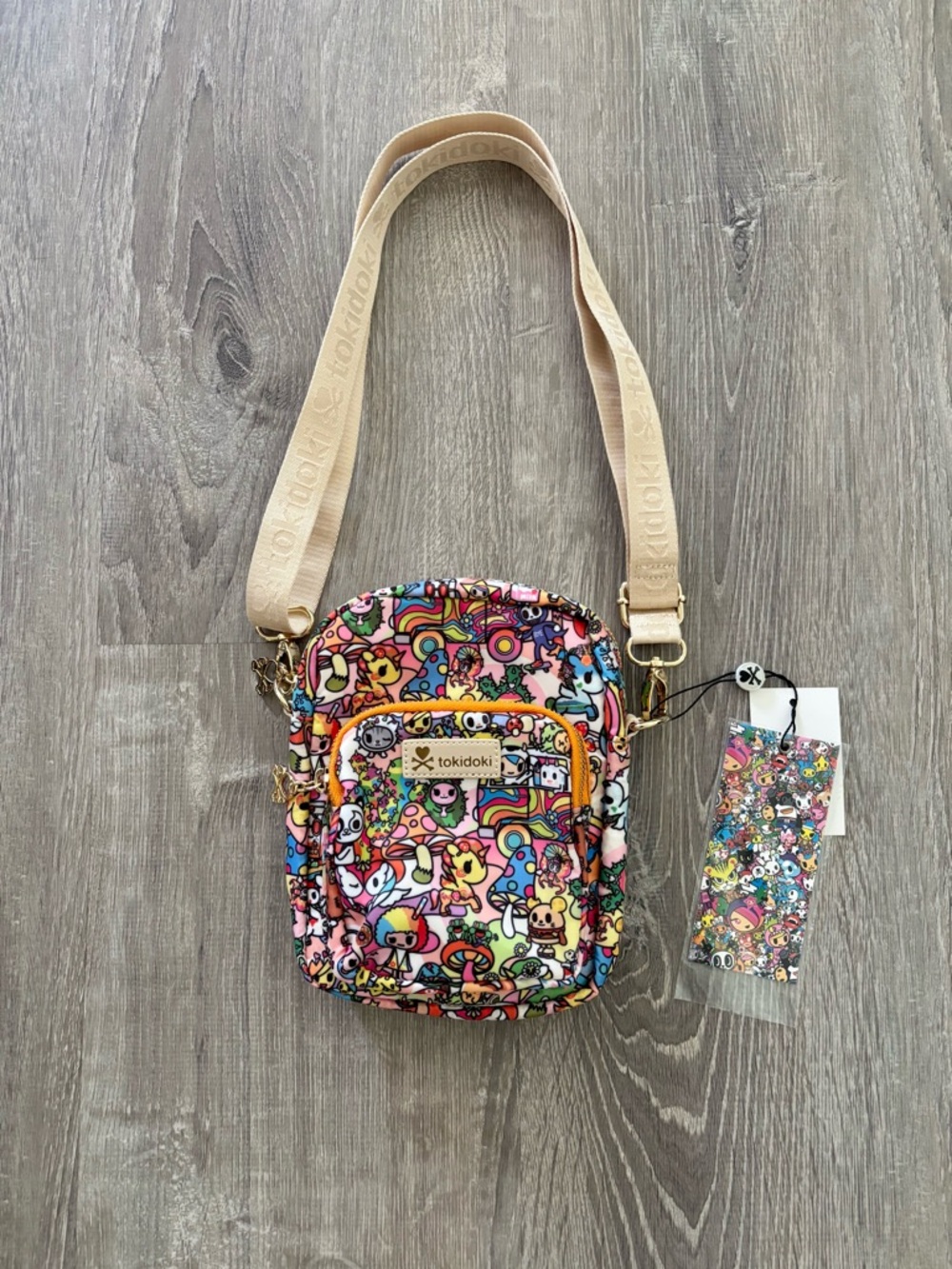 NWT Tokidoki Stay Groovy Mini Crossbody Bag